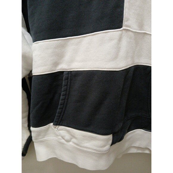 Adidas Original Asymmetrical Block Hooded Sweatshirt White/Black Womens Small - Picture 5 of 16